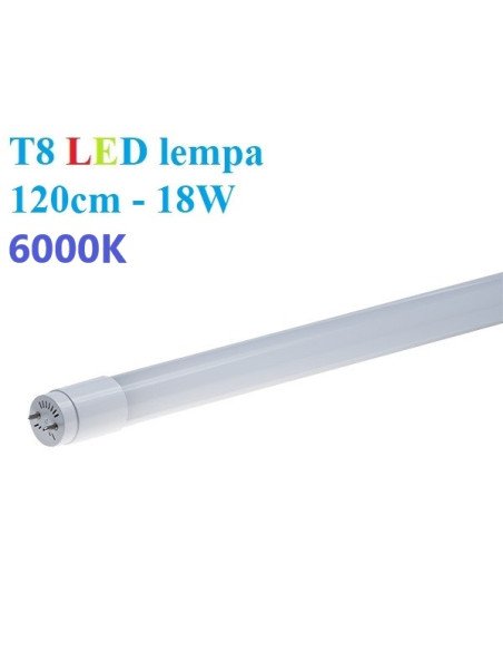 T8 LED lempa 120cm - 18W