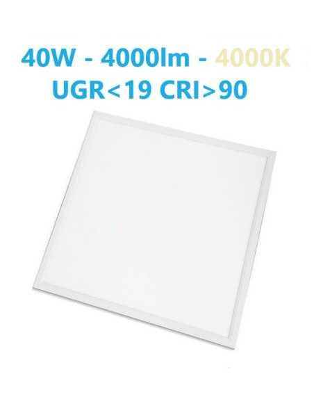 LED panelė 60x60cm - 40W - 4000K - UGR19 CRI90