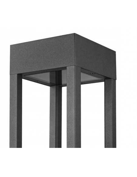 PASTATOMAS LAUKO ŠVIESTUVAS - GX53 60cm Antracit