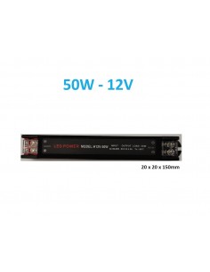 Ypač siauras profesionalus 50W - 24V - LED maitinimo šaltinis