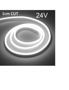 NEON FLEX LED juosta 6x12 - 24V - 10000K - 1cm CUT