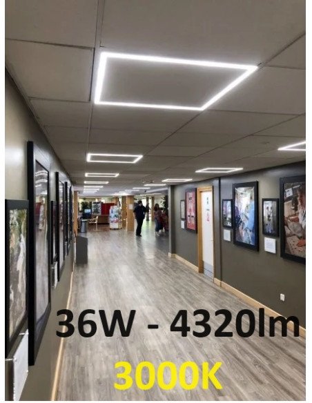 LED panel armstrong luboms 60x60cm - 40W - 3000K