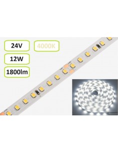 24V LED juosta - 12W/m - 1800lm - 4000K
