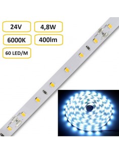 LED juosta - 4,8W - 24V - 3000K - IP20 šiltai balta