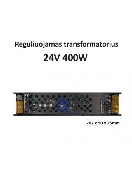 Reguliuojamas Profi LED maitinimo šaltinis 400W - 24V