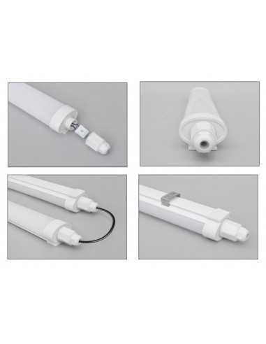 TRI-PROOF hermetinis šviestuvas 150cm - 70W - 70000lm - 4000K - IP65 - IK08