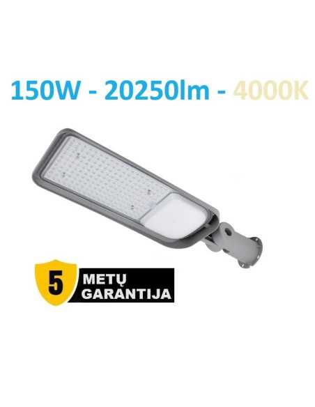 Gatvės šviestuvas - 150W - 20250lm - 4000K - IP65 Gatvės šviestuvas - 150W - 20250lm - 4000K - IP65