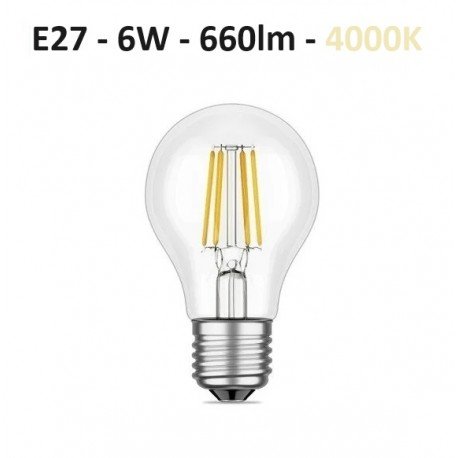 LED lemputė E27 - 5W - 600lm