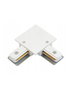 Balta kampinė jungtis 2 šerdžių bėgeliui įleidžiamam profiliui