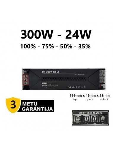 LED maitinimo šaltinis - 24V - 300W