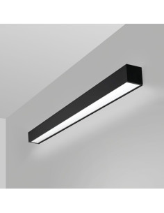 Linijinio šviestuvo šoninio tvirtinio prie sienos detalė - balta 2