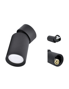 Virštinkinis reguliuojamas LED šviestuvas - VERKO GU10 - juodas