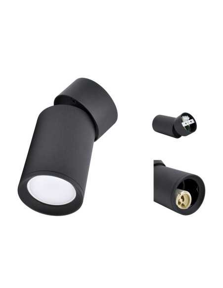 Virštinkinis reguliuojamas LED šviestuvas - VERKO GU10 - juodas Virštinkinis reguliuojamas LED šviestuvas - VERKO GU10 - juodas