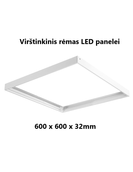 Virštinkinis rėmas armstrong LED panelei 60x60