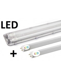 T8 hermetinis šviestuvas + 2 LED lempos 2