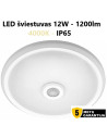 LED šviestuvas su judesio davikiu - 12W - 4000K