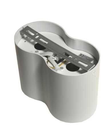 Virštinkinis LED šviestuvas - Milo GU10 baltas XL - luxon.lt