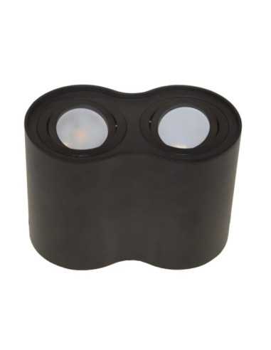 Virštinkinis LED šviestuvas - Milo GU10 juodas XL - luxon.lt