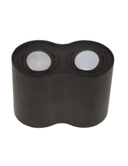 Virštinkinis LED šviestuvas - Milo GU10 juodas XL - luxon.lt