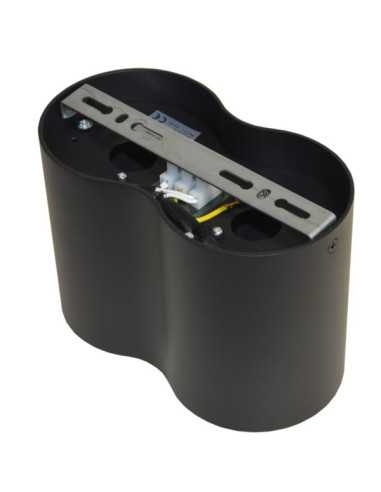 Virštinkinis LED šviestuvas - Milo GU10 juodas XL - luxon.lt