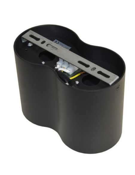 Virštinkinis LED šviestuvas - Milo GU10 juodas XL - luxon.lt