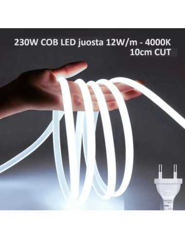 Skyline LED šviestuvas 10m - baltas