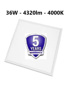 LED panel armstrong luboms 60x60cm - 36W - 4320lm - 4000K - 5m garantija