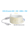 50m x COB LED juosta 220V - 10W - neutrali balta 4000K IP68