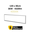 LED panelė 120x30cm - 36W - 4320lm - 4000K