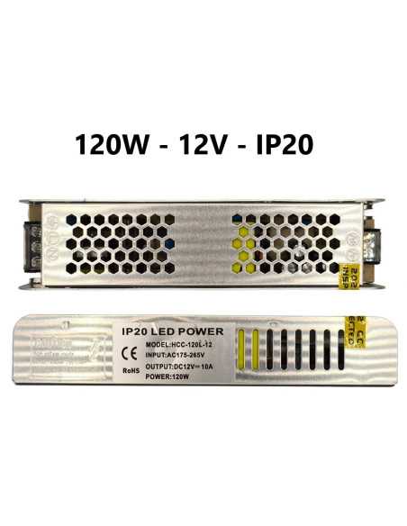 LED maitinimo šaltinis 12V - 120W www.Luxon.Lt Kaina - 17.50€