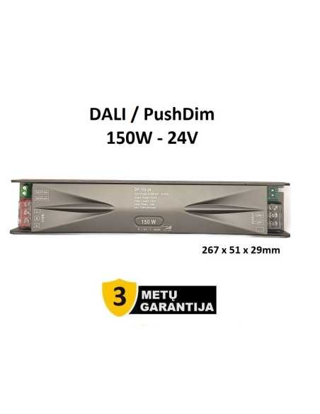 DALI-PushDim LED maitinimo šaltinis 150W -24V