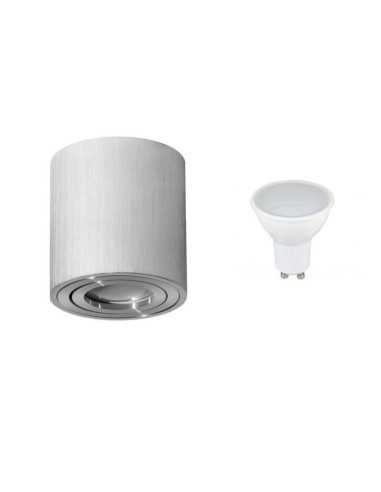 Virštinkinis LED šviestuvas - Milo sidabrinis - luxon.lt