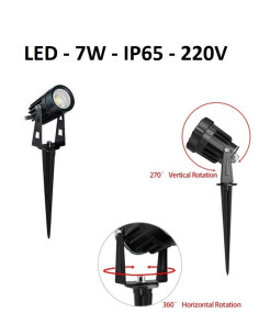 Įsmeigiamas LED lauko šviestuvas - Lumi Plant 7W - 3000K