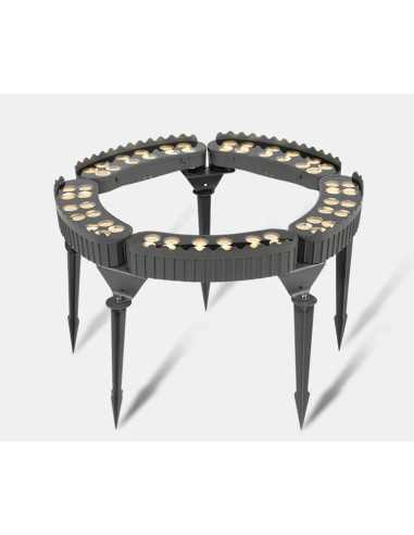 LED medžių šviestuvas 12W - 24V - 3000K - IP68