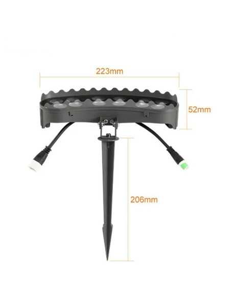 LED medžių šviestuvas 12W - 24V - 3000K - IP68