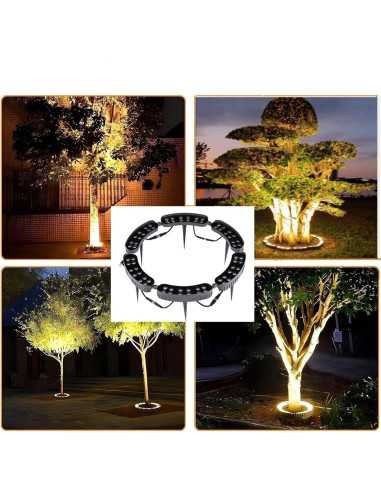 LED medžių šviestuvas 12W - 24V - 3000K - IP68