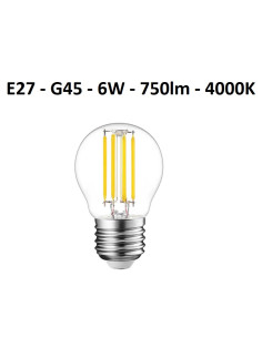 LED lemputė E27 - 6W - 750lm - 4000K