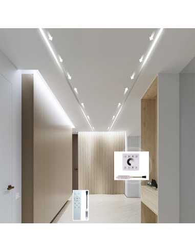 Valdiklis bėgančiai LED juostai RF LED 5V-24V