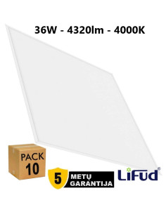 10 x LED panel armstron 36W - 4320lm - 4000K
