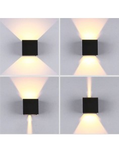 LED šviestuvas - Kubas LED 12W Antracit 2