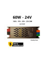 Reguliuojamas LED maitinimo šaltinis - 24V - 60W - IP44