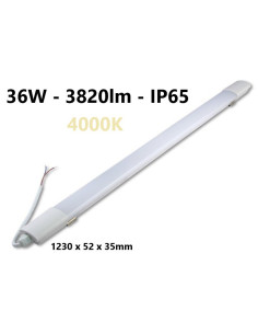 Tri-Prof LED šviestuvas IP65 - 123cm - 36W - 4000K