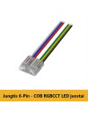 COB RGBCCT LED juostos jungtis - 6 kontaktų 12mm internetu | Luxon.lt