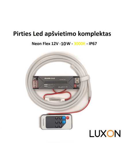 Pirties Led apšvietimo komplektas 3000K - IP67 - 3metrai
