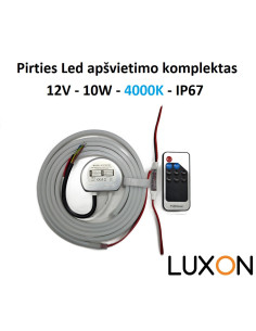 Pirties Led apšvietimo komplektas 4000K - IP67 - 2 metrai