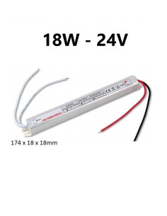 Ypač siauras 18W - 24V - LED maitinimo šaltinis