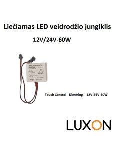 Liečiamas LED Veidrodžio Jungiklis su šviesos Reguliavimu