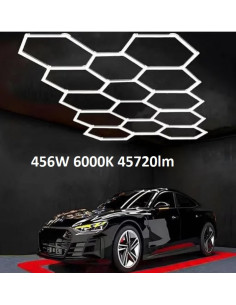 Hexagon korio Formos LED šviestuvas 456W