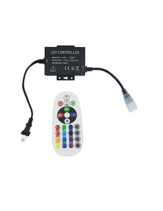 RGB NEON FLEX LED juostos valdiklis RF - 220V max 1500W