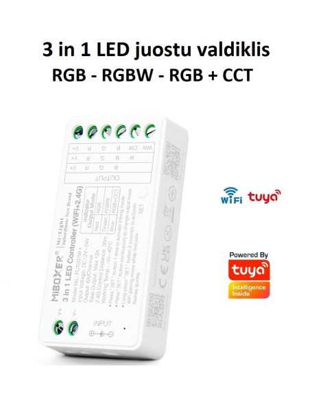 RGB - RGBW - RGB+CCT WiFi Tuya LED juostos valdiklis RGB - RGBW - RGB+CCT WiFi Tuya LED juostos valdiklis